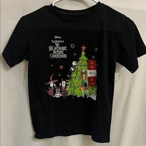 Disney Black Nightmare Before Christmas Kids T-Shirt